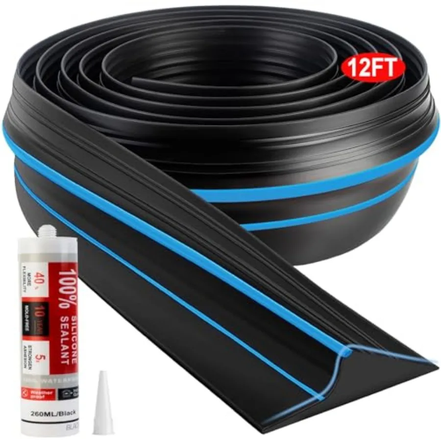 Universal Garage Door Threshold Seal Strip Kit, Bottom Waterproof Rubber Weather Stripping Replacement Blue, 1 Adhesive
Universal Garage Door Threshold Seal Strip Kit, Bottom Waterproof Rubber Weather Stripping Replacement Blue, 1 Adhesive