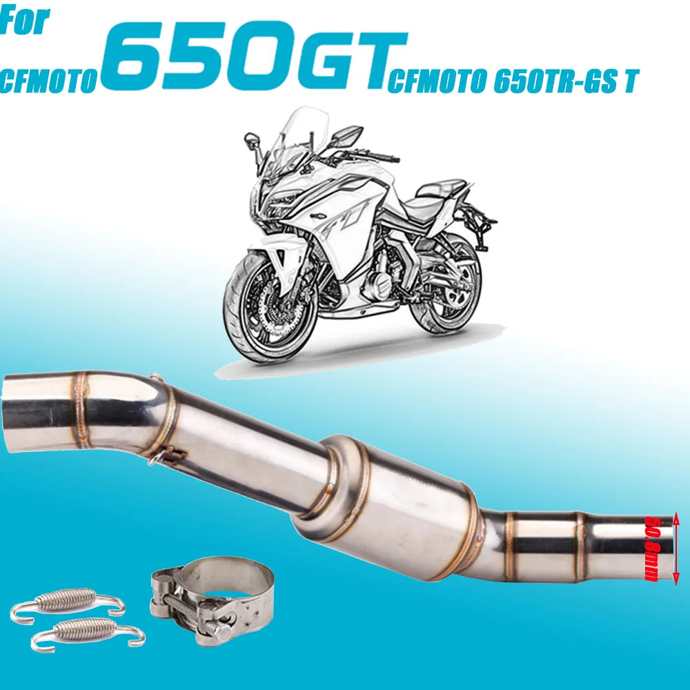 TF/Motorcycle Exhaust Connecting Pipe, Middle Connecting Pipe, for CFMOTO 650GT CFMOTO 650TR-G
TF/Motorcycle Exhaust Connecting Pipe, Middle Connecting Pipe, for CFMOTO 650GT CFMOTO 650TR-G