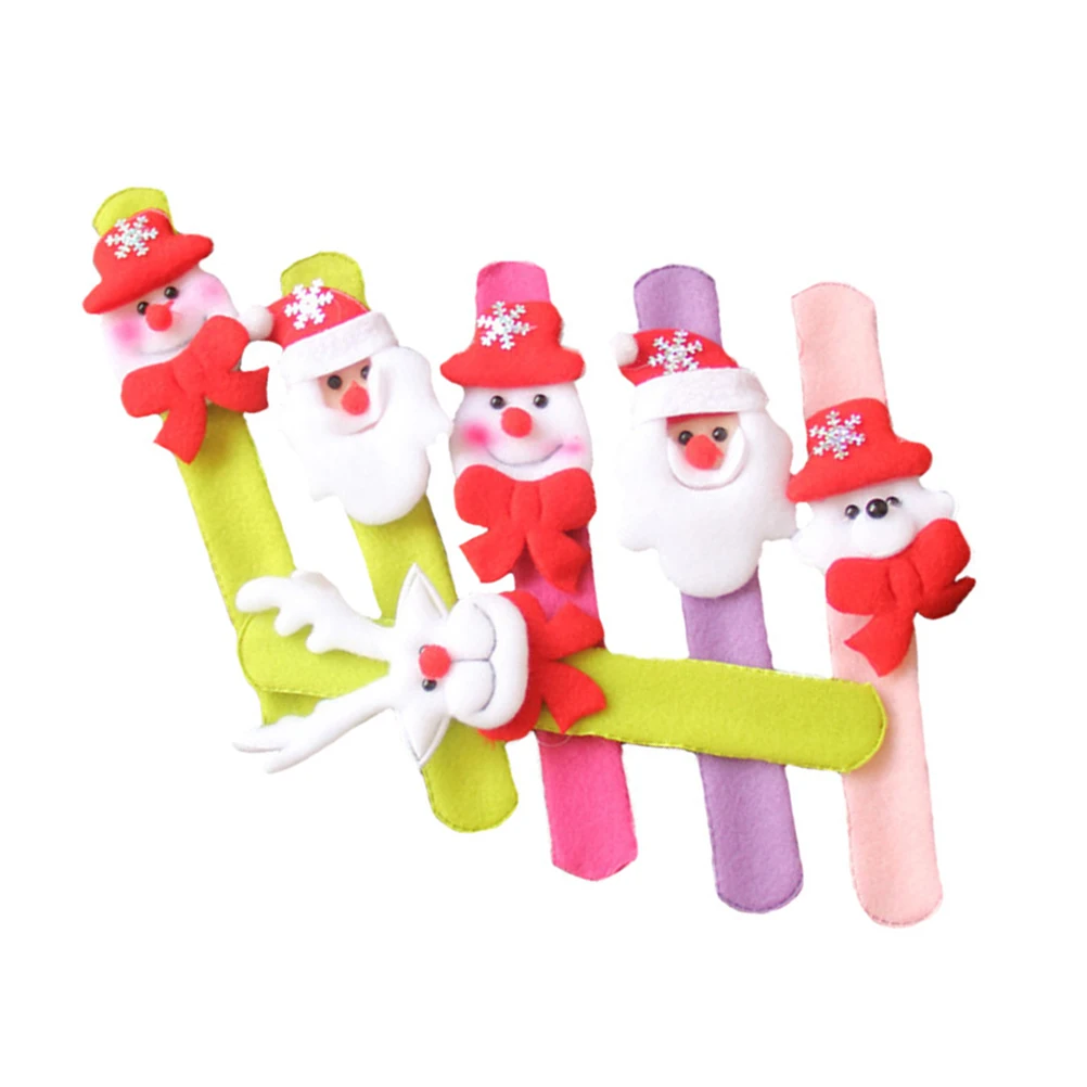 8 Pcs Pop Circle Bracelet Santa Slap Claus Christmas Pat Wristband Kids Bracelets Cartoon Hand Ring Decoration Child
8 Pcs Pop Circle Bracelet Santa Slap Claus Christmas Pat Wristband Kids Bracelets Cartoon Hand Ring Decoration Child