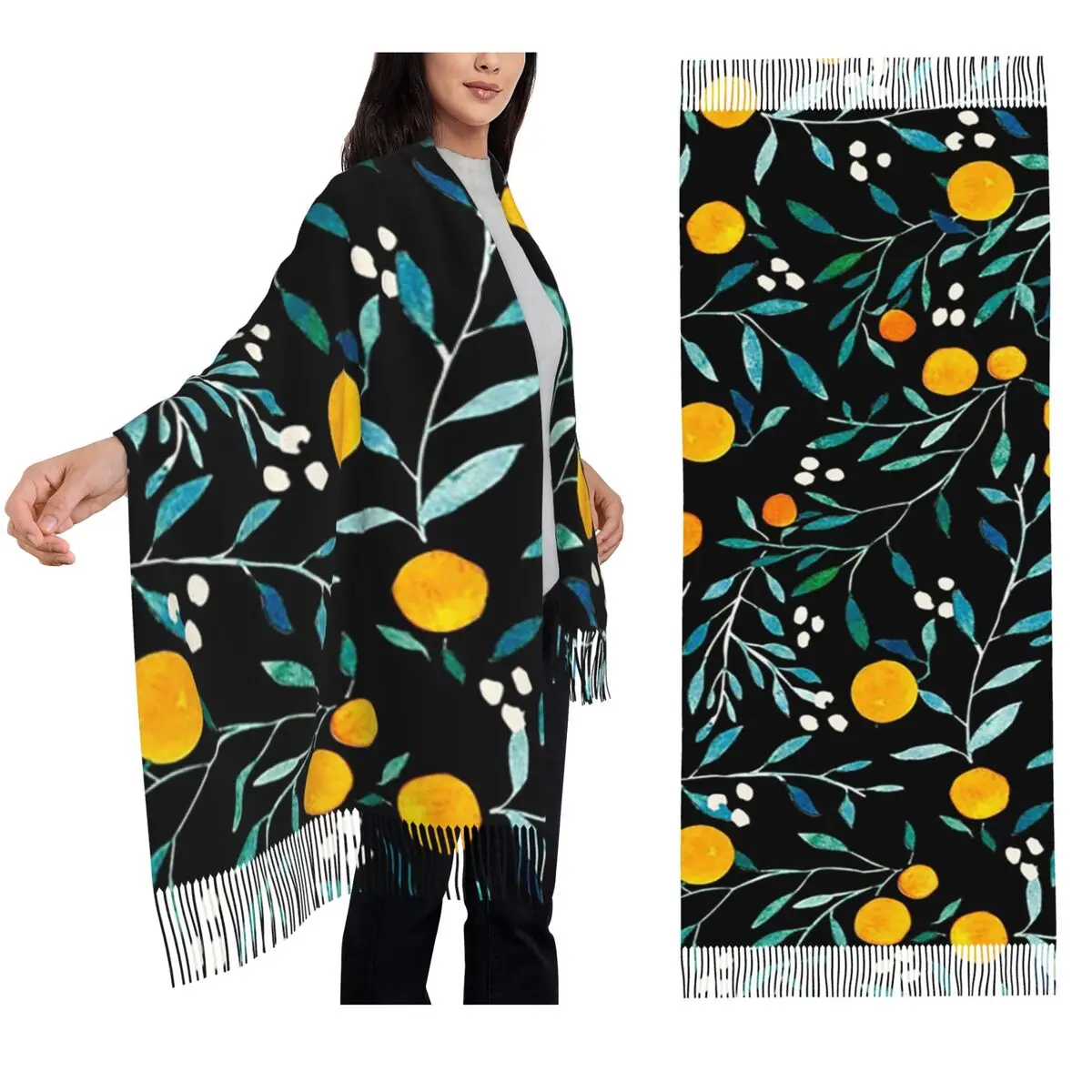 Черный шарф с кисточками для женщин, мягкие теплые шали и накидки, большая осенне-зимняя шаль
Черный шарф с кисточками для женщин, мягкие теплые шали и накидки, большая осенне-зимняя шаль