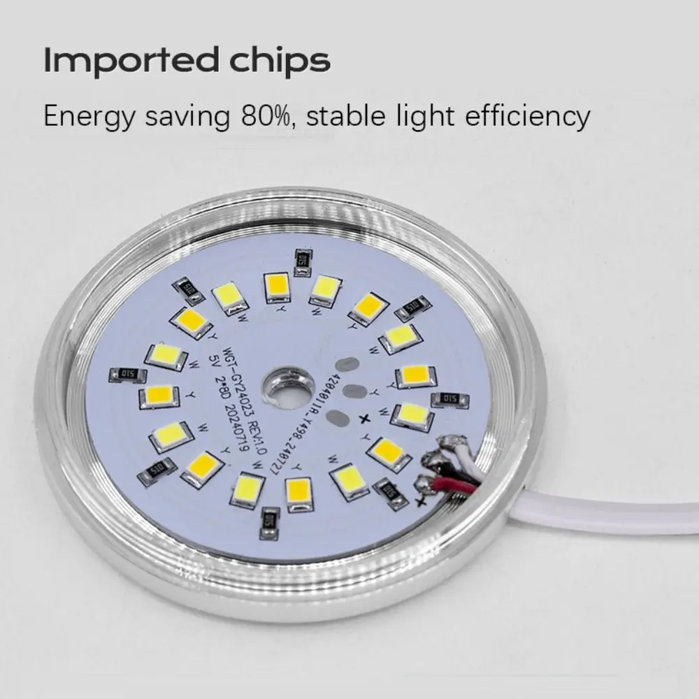 Aluminium Recessed Ceiling Light 3000K/4000K/6000K USB DC5V 2W Circular Led Lights Thin 8mm Circular Ceiling Lamp
Aluminium Recessed Ceiling Light 3000K/4000K/6000K USB DC5V 2W Circular Led Lights Thin 8mm Circular Ceiling Lamp