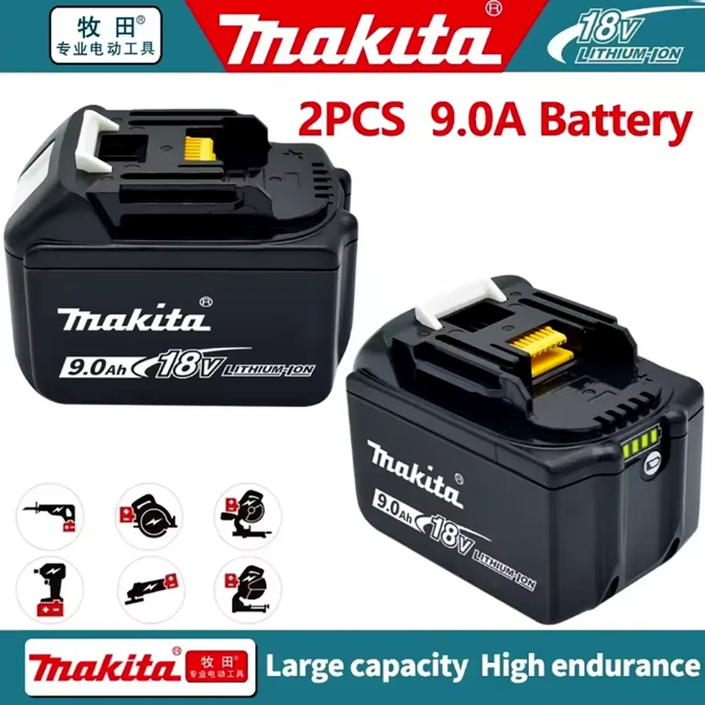Makita 18V Battery 5.0A/6.0AH/9.0Ah BL1850 BL1880 BL1860B LXT400,With Charger BL1860 Lithium Ion Rechargeable Battery
Makita 18V Battery 5.0A/6.0AH/9.0Ah BL1850 BL1880 BL1860B LXT400,With Charger BL1860 Lithium Ion Rechargeable Battery
