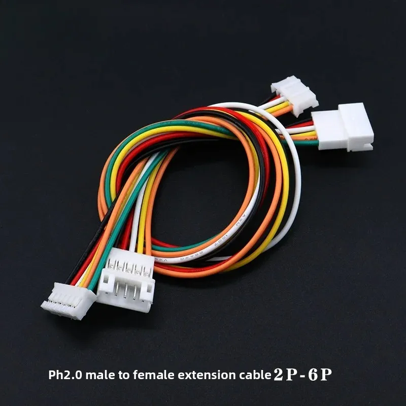 5Pcs JST PH2.0 Extension Line 2/3/4/5/6Pin PH 2.0mm Male To Female Connector With Cable Length 20CM 26AWG
5Pcs JST PH2.0 Extension Line 2/3/4/5/6Pin PH 2.0mm Male To Female Connector With Cable Length 20CM 26AWG
