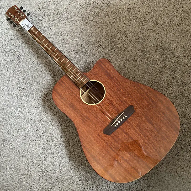 J769 41 Inch Dreadnought Acoustic Guitar Solid Mahogany Top Beginner Practice Guitar B Stock Hot Sale Unbranded
J769 41 Inch Dreadnought Acoustic Guitar Solid Mahogany Top Beginner Practice Guitar B Stock Hot Sale Unbranded