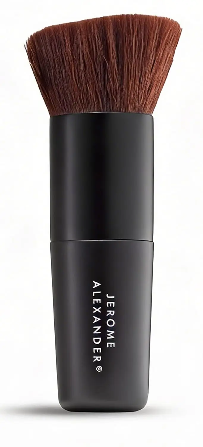 Jerome Alexander Angled Kabuki Foundation Brush (Black) - Flat Top Buffer Brush for Seamless Blending of Liquid, Cream & Powder Makeup - Buildable Coverage Without Caking - Pro Vegan Bristles
Jerome Alexander Angled Kabuki Foundation Brush (Black) - Flat Top Buffer Brush for Seamless Blending of Liquid, Cream & Powder Makeup - Buildable Coverage Without Caking - Pro Vegan Bristles