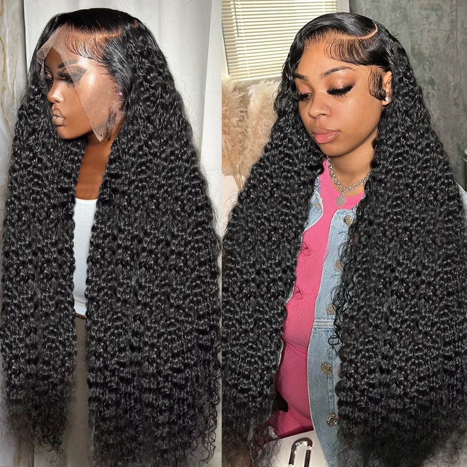 Deep Wave Frontal Wig 13x4 Pre Plucked Hd Transparent Lace Curly Lace Front Human Hair Wig 4x4 Closure Water Wave Wigs For Women
Deep Wave Frontal Wig 13x4 Pre Plucked Hd Transparent Lace Curly Lace Front Human Hair Wig 4x4 Closure Water Wave Wigs For Women