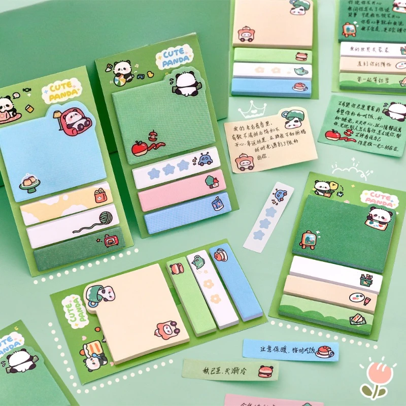 Gift Cute Panda Index Stickers Students Can Stick Combination Times Creative Message Decoration Lovely Memo Pad Kawais Tationery
Gift Cute Panda Index Stickers Students Can Stick Combination Times Creative Message Decoration Lovely Memo Pad Kawais Tationery