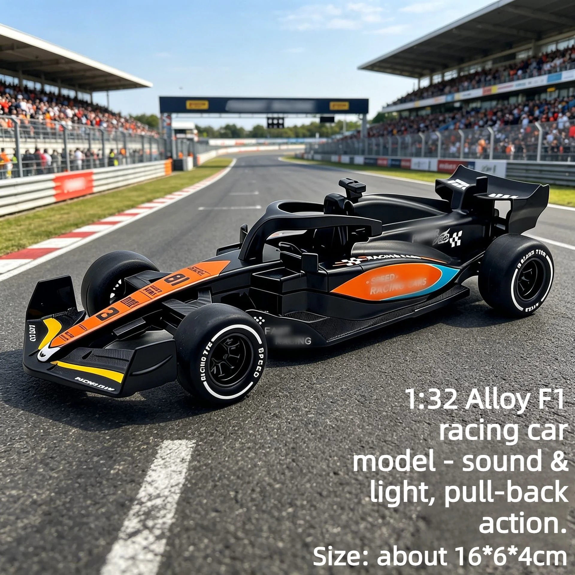 1:32 Simulation Alloy F1 Racing Model Sound and Light Pull Back Compact Scale Toy Gift Diecast Alloy Car Model Collectible
1:32 Simulation Alloy F1 Racing Model Sound and Light Pull Back Compact Scale Toy Gift Diecast Alloy Car Model Collectible