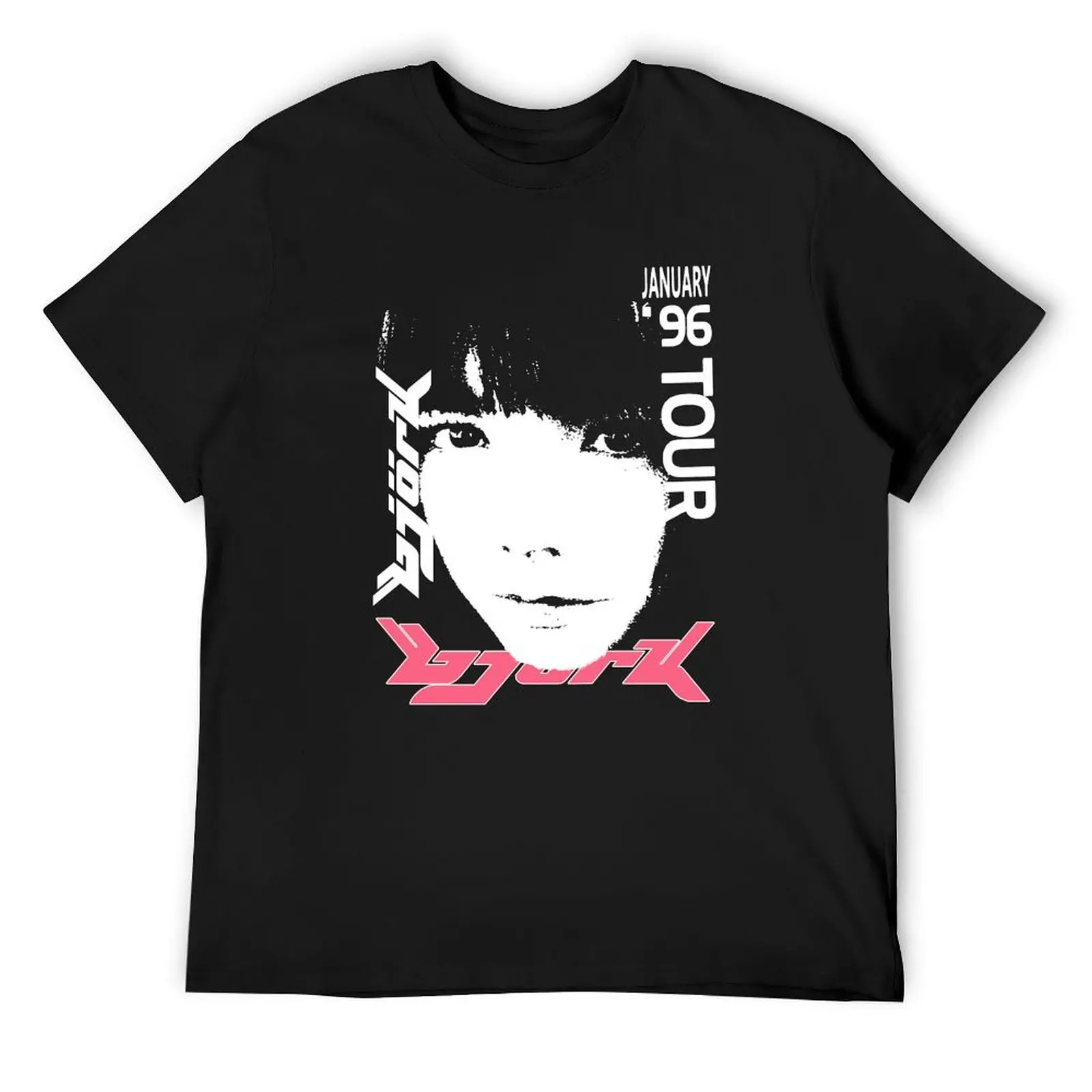 Bjork 1996 January Tour T-Shirt cotton graphic tees funny meme t-shirts plain t shirt men
Bjork 1996 January Tour T-Shirt cotton graphic tees funny meme t-shirts plain t shirt men