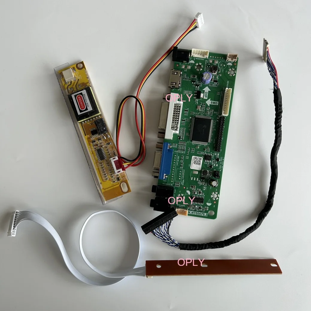M.NT68676 Комплект платы контроллера HDMI-совместимый VGA DVI для HV150UX1 HV150UX1-102 15 "1600X1200 ЖК-экран светодиодный монитор DIY 
M.NT68676 Комплект платы контроллера HDMI-совместимый VGA DVI для HV150UX1 HV150UX1-102 15 "1600X1200 ЖК-экран светодиодный монитор DIY