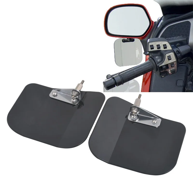 Mirrors Air Wing Windshield Deflector Motorcycle Mirror Mount For Honda Goldwing GL1800 F6B Gold Wing GL 1800 2001-17 
Mirrors Air Wing Windshield Deflector Motorcycle Mirror Mount For Honda Goldwing GL1800 F6B Gold Wing GL 1800 2001-17