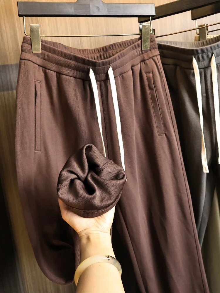 Slimming Straight Leg Casual Pants Men's Pure Color Elastic Skin-friendly Spring Leisure Trousers with Pleating Design
Slimming Straight Leg Casual Pants Men's Pure Color Elastic Skin-friendly Spring Leisure Trousers with Pleating Design