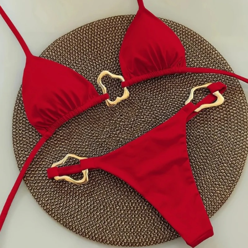 Fashion Women's Summer Bikinis Set Bandage Stretch Soft Swimsuit Beachwear 2025 Solid Swim Mini Thong Bikini Female Bathing Suit
Fashion Women's Summer Bikinis Set Bandage Stretch Soft Swimsuit Beachwear 2025 Solid Swim Mini Thong Bikini Female Bathing Suit