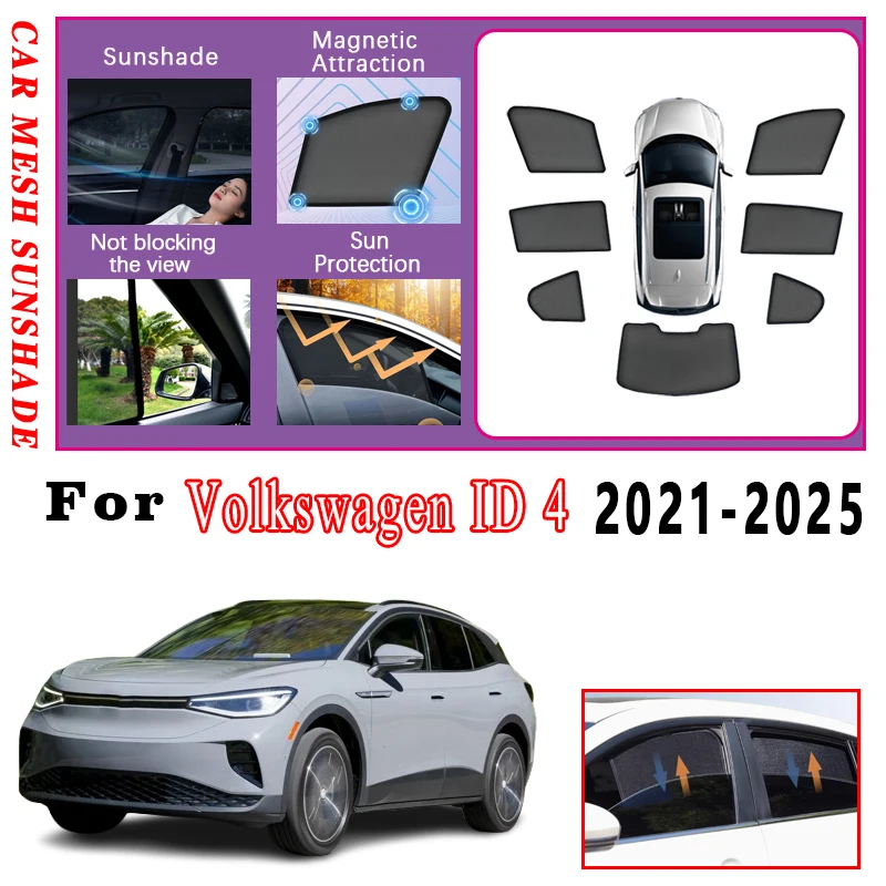 Auto Window Sunshades For Volkswagen VW ID 4 Accessories 2022 2021-2025 Anti-dirty Sun Visors Covers Coverage Sunscreen Sunhade
Auto Window Sunshades For Volkswagen VW ID 4 Accessories 2022 2021-2025 Anti-dirty Sun Visors Covers Coverage Sunscreen Sunhade