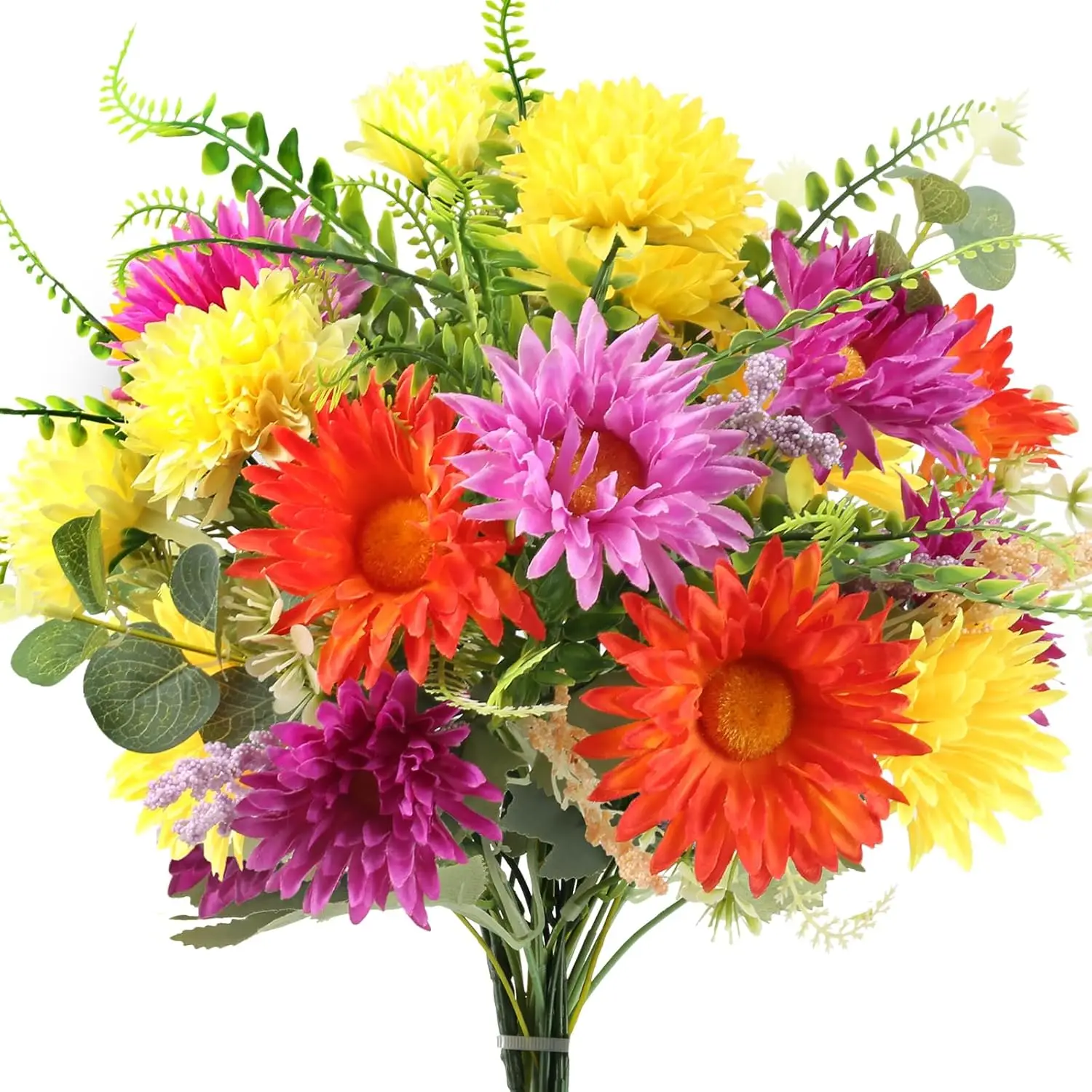 Artificial Flowers Faux Gerbera Daisies Flowers Bouquet, Fake Silk Flowers Arrangements Cemetery Flowers for Grave for H
Artificial Flowers Faux Gerbera Daisies Flowers Bouquet, Fake Silk Flowers Arrangements Cemetery Flowers for Grave for H