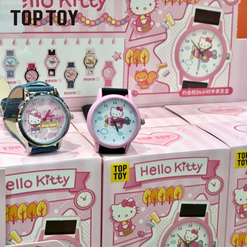 Toptoy Hello Kitty Blind Box Watch 24 Hours Date Series Cute Cartoon Peripheral Quartz Wrist Watch For Women Holiday Gift
Toptoy Hello Kitty Blind Box Watch 24 Hours Date Series Cute Cartoon Peripheral Quartz Wrist Watch For Women Holiday Gift