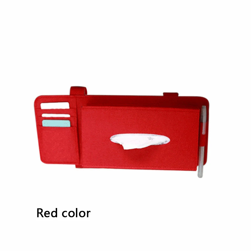 Car Sun Visor Tissue Holder Felt Hanging Paper Towel Box With Card Organizer
Car Sun Visor Tissue Holder Felt Hanging Paper Towel Box With Card Organizer