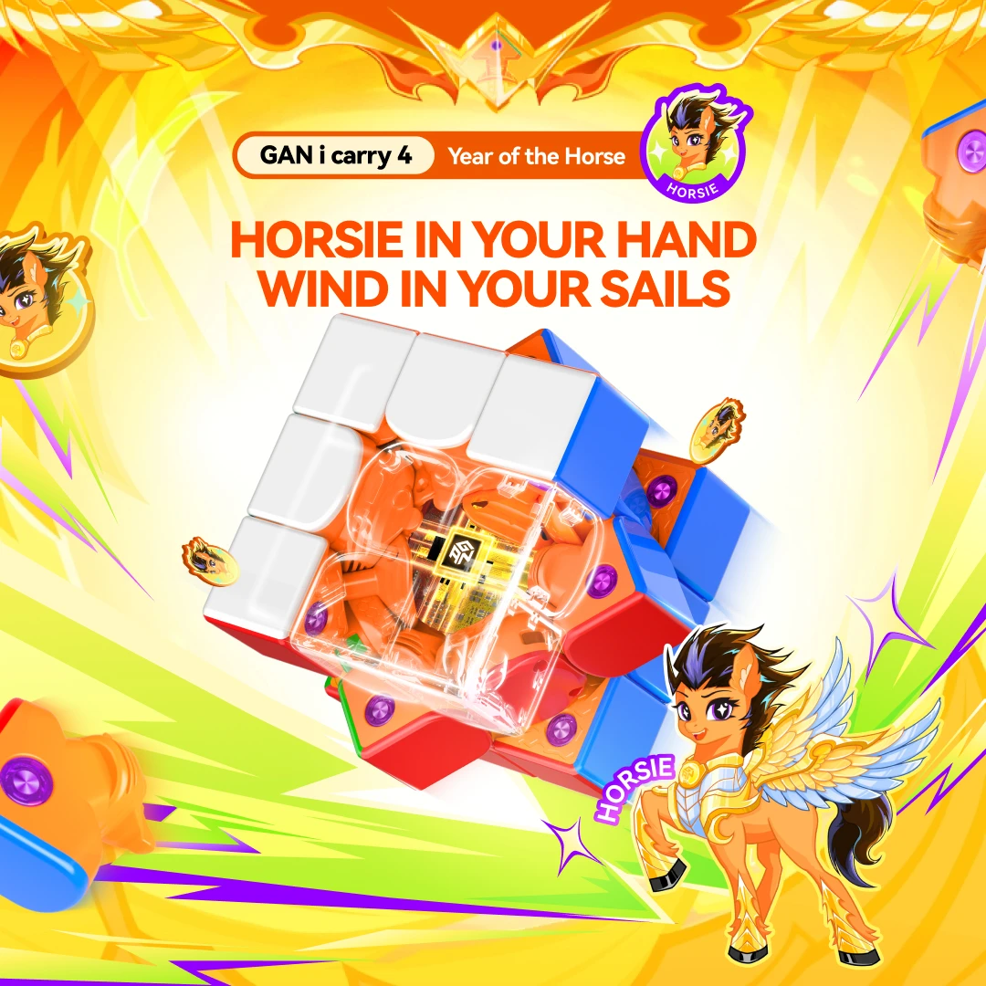 Магнитный кубик-антистресс Judycube GAN Icarry 4, лимитированная серия «Год Лошади», Cubo Magico
Магнитный кубик-антистресс Judycube GAN Icarry 4, лимитированная серия «Год Лошади», Cubo Magico