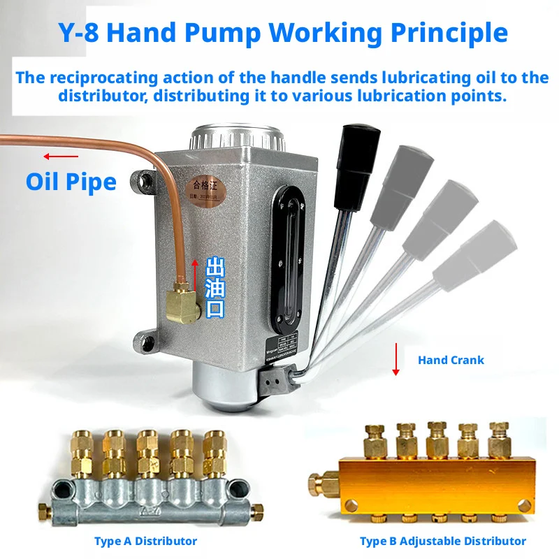 Industrial Hand-Operated Oil Pump: Push-Pull Lever, High-Density Filter, Adjustable Flow, for CNC & Machine Tools
Industrial Hand-Operated Oil Pump: Push-Pull Lever, High-Density Filter, Adjustable Flow, for CNC & Machine Tools