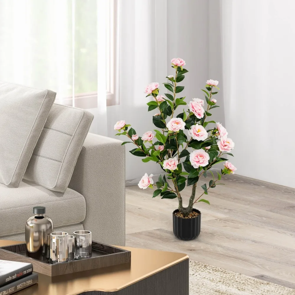 38" Artificial Camellia Tree Faux Floral Plant Fake Tree for Decoration Pink
38" Artificial Camellia Tree Faux Floral Plant Fake Tree for Decoration Pink