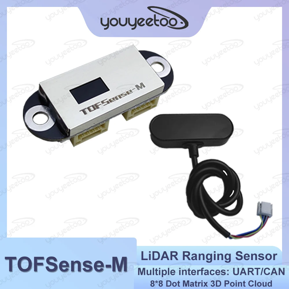 TOFSense-M S Laser Ranging Sensor Radar Module UART Serial Port Dot Matrix 3D Point Cloud TOF LiDAR For Obstacle Avoidance
TOFSense-M S Laser Ranging Sensor Radar Module UART Serial Port Dot Matrix 3D Point Cloud TOF LiDAR For Obstacle Avoidance