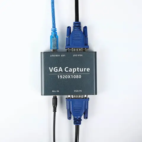 Convertisseur numérique VGA vers USB, carte d'acquisition vidéo 3.0 P, pilote d'appareil gratuit, enregistreur vidéo compatible VGA 2.0