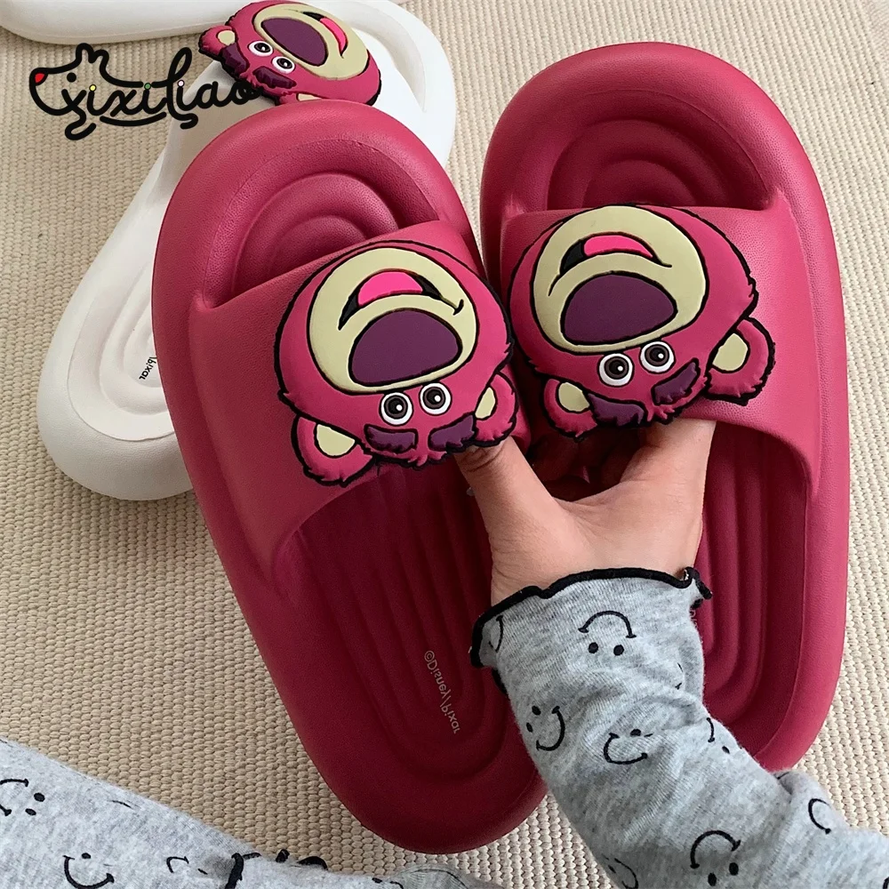 Disney Strawberry Bear Sandals Women Summer - Official Licensed Non-Slip Crocs Slippers, Cute Cartoon Indoor,Home Beach Travel
Disney Strawberry Bear Sandals Women Summer - Official Licensed Non-Slip Crocs Slippers, Cute Cartoon Indoor,Home Beach Travel