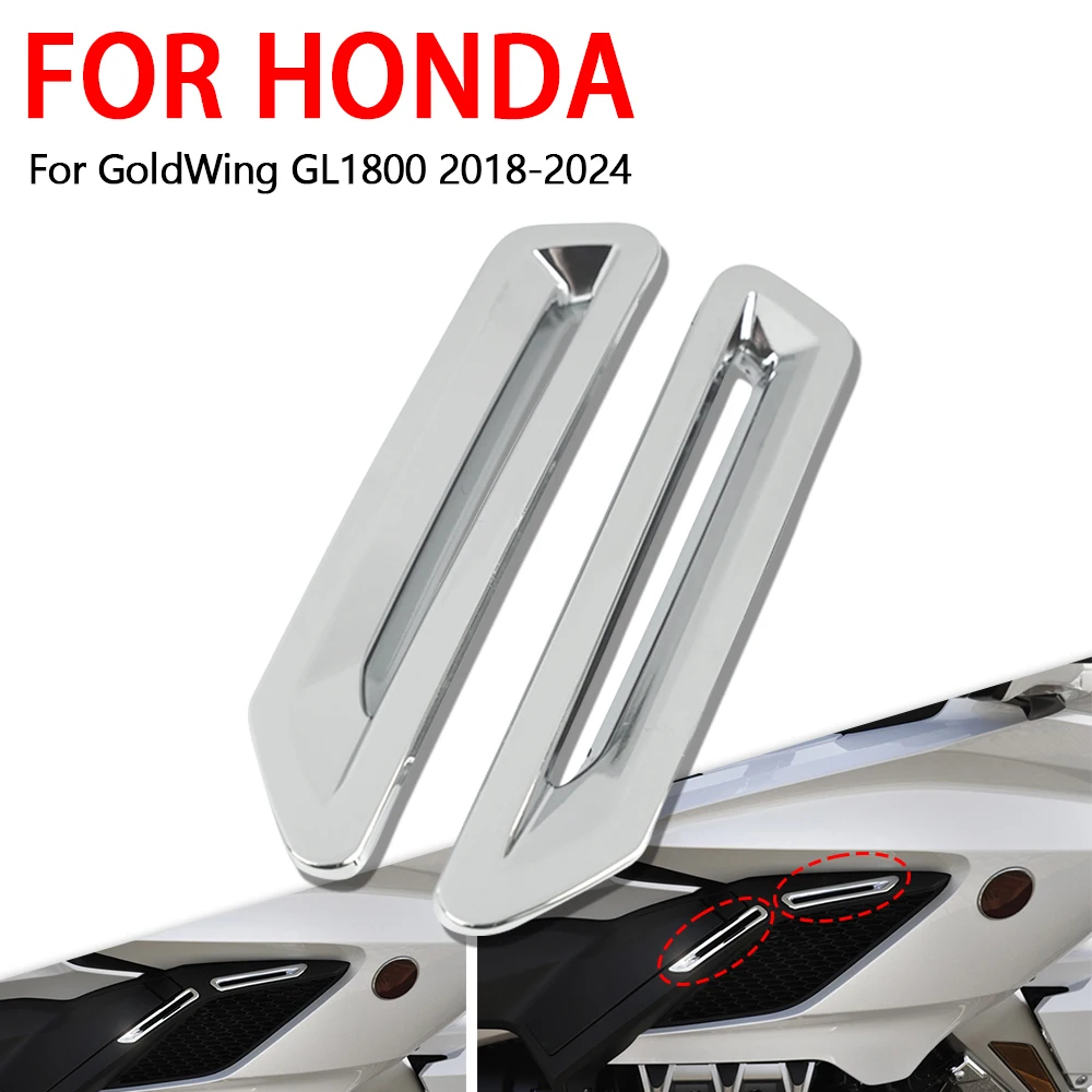 New Chrome Radiator Vent Trim Covers Motorcycle Accessories Fit For Honda Gold Wing GL1800 GL 1800 2018 - 2024 Goldwing Tour F6B
New Chrome Radiator Vent Trim Covers Motorcycle Accessories Fit For Honda Gold Wing GL1800 GL 1800 2018 - 2024 Goldwing Tour F6B