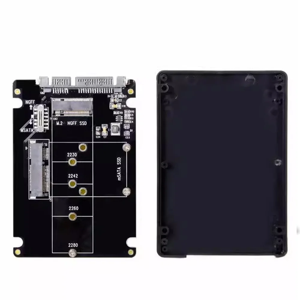 Mini MSATA to 2.5" SATA 22-Pin Converter Adapter Card for Windows Linux Mac 10 OS Universal MSATA M.2 to SATA 3 Standard
Mini MSATA to 2.5" SATA 22-Pin Converter Adapter Card for Windows Linux Mac 10 OS Universal MSATA M.2 to SATA 3 Standard
