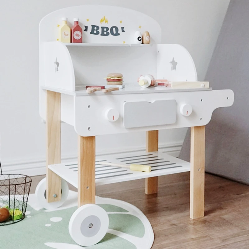 Children Toy Wood Pretend Play Barbecue Bbq Kitchen Toys Set Kitchen Miniature Food House Accessories Montessori Girls Toy Gift
Children Toy Wood Pretend Play Barbecue Bbq Kitchen Toys Set Kitchen Miniature Food House Accessories Montessori Girls Toy Gift