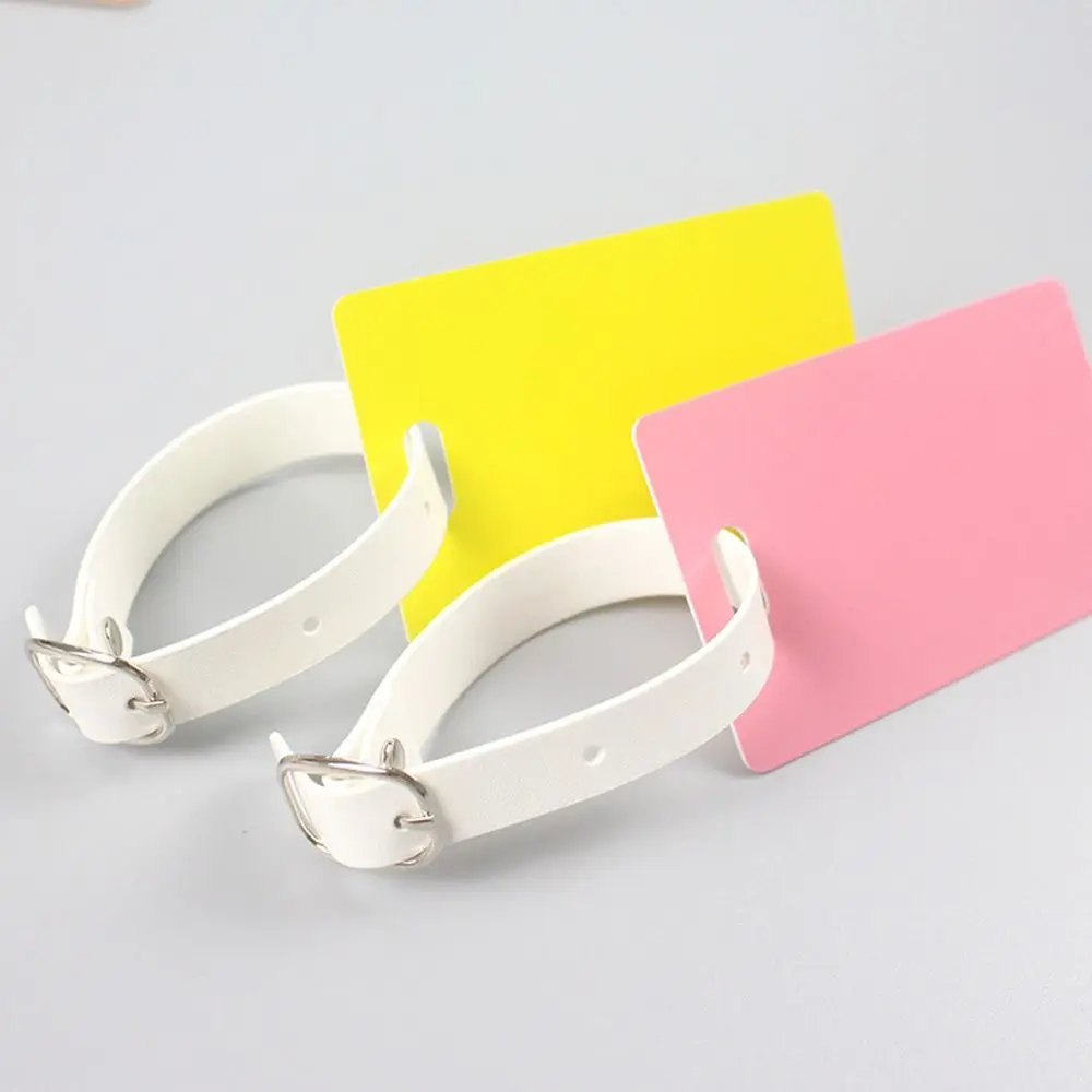 Portable Waterproof Luggage Tag Strap Ultra Light Wear-resistant Luggage Identifier Solid Color Travel Accessories Tag Strap
Portable Waterproof Luggage Tag Strap Ultra Light Wear-resistant Luggage Identifier Solid Color Travel Accessories Tag Strap