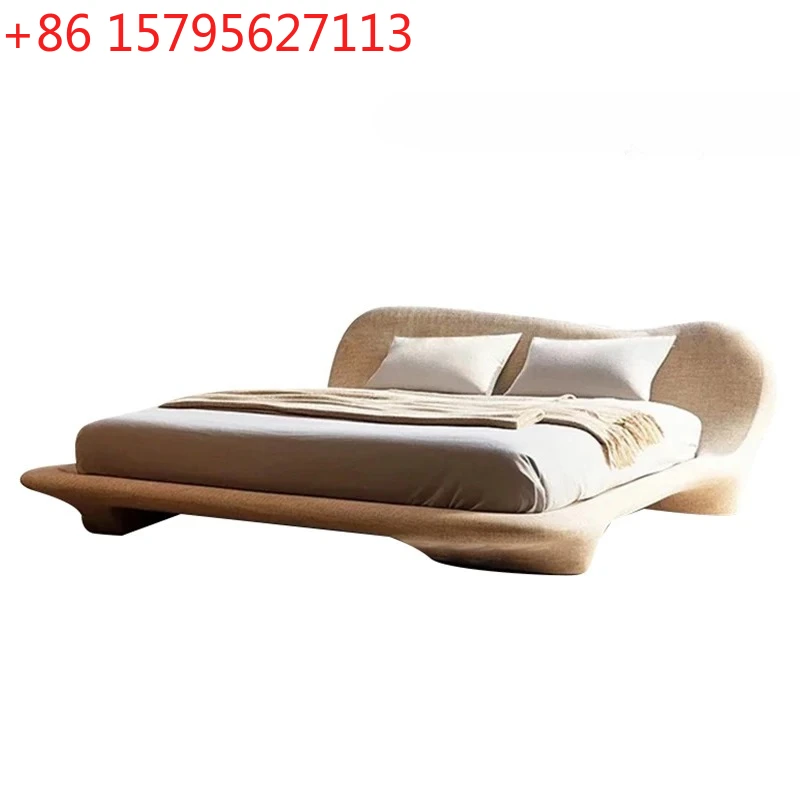 French cream wind fabric bed modern simple master bedroom high-end atmospheric wedding bed 2024 new model
French cream wind fabric bed modern simple master bedroom high-end atmospheric wedding bed 2024 new model