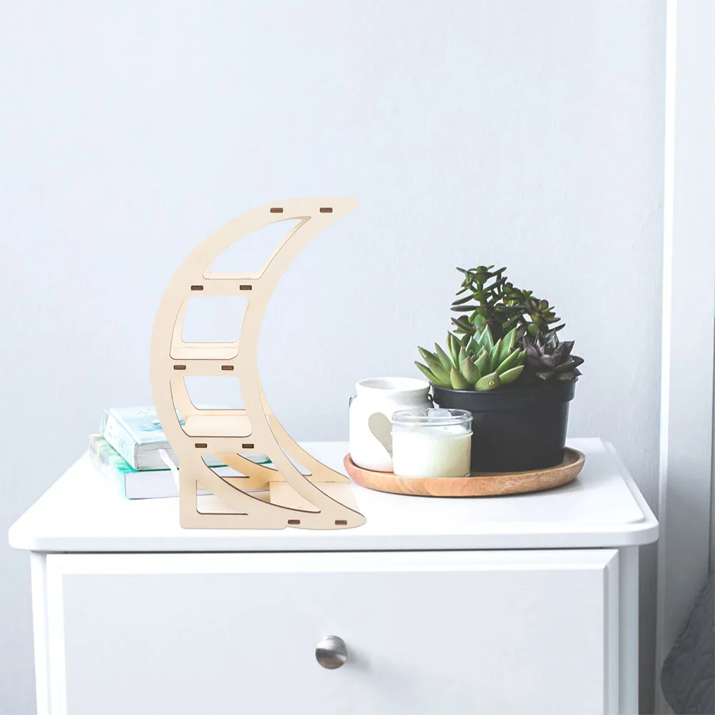 2 Pcs Wooden Shelf Desktop Decoration Crystal Holder Decorative Moon for Shelves Aesthetic Adorable Home
2 Pcs Wooden Shelf Desktop Decoration Crystal Holder Decorative Moon for Shelves Aesthetic Adorable Home