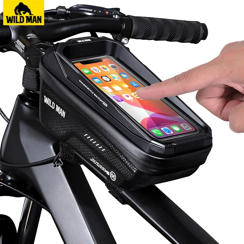 Bike Bag Front Waterproof Bicycle Handlebar Bag Sensitive Touch Screen 6.7in Phone Case Hard Shell Cycling Accessories
Bike Bag Front Waterproof Bicycle Handlebar Bag Sensitive Touch Screen 6.7in Phone Case Hard Shell Cycling Accessories