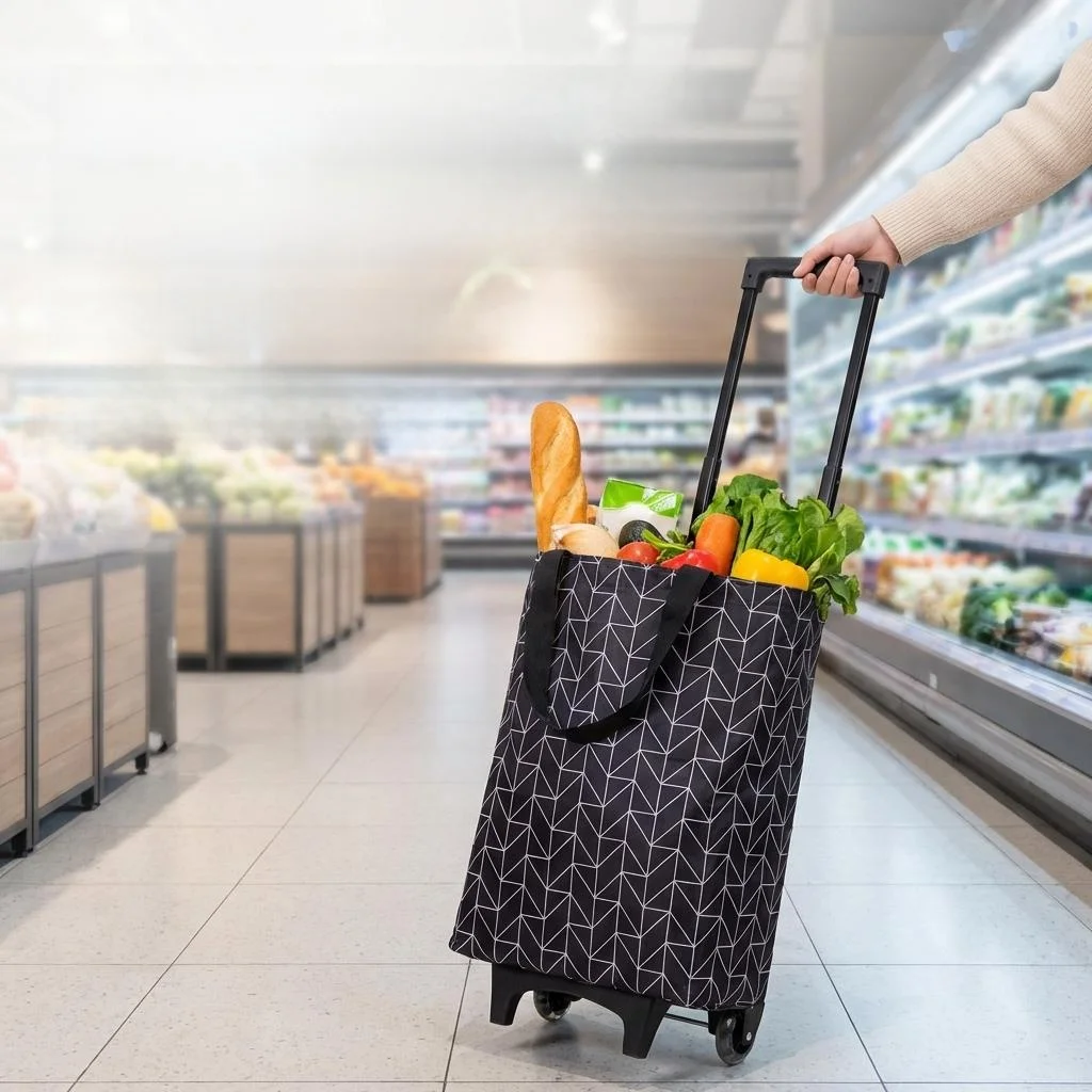 Durable Portable Folding Shopping Cart Vegetable Buying Small Pulling Car Sturdy Luggage Handle Shoulder Strap Household Stor...
Durable Portable Folding Shopping Cart Vegetable Buying Small Pulling Car Sturdy Luggage Handle Shoulder Strap Household Stor...