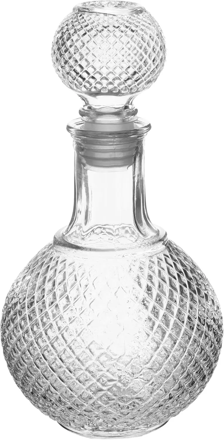Glass Liquor Decanter with Airtight Stopper, 32 oz for Whiskey Bourbon
Glass Liquor Decanter with Airtight Stopper, 32 oz for Whiskey Bourbon