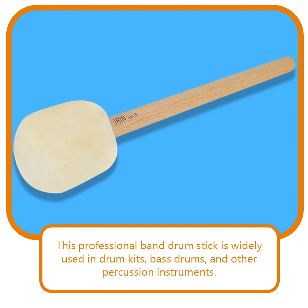 2pcs Bass Mallet Stick Felt Drum Mallets Percussion Instrument Stick Drumstick Durable Elastic For Stage Performance
2pcs Bass Mallet Stick Felt Drum Mallets Percussion Instrument Stick Drumstick Durable Elastic For Stage Performance