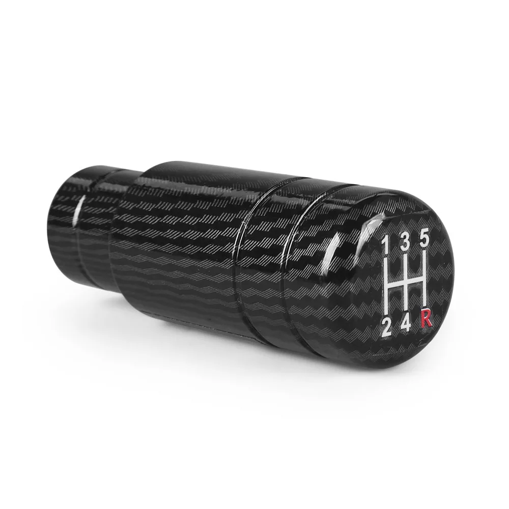 90mm 5 Speed black shifter lever knob Aluminum Carbon filter Gear Shift Knob Manual Transmission
90mm 5 Speed black shifter lever knob Aluminum Carbon filter Gear Shift Knob Manual Transmission