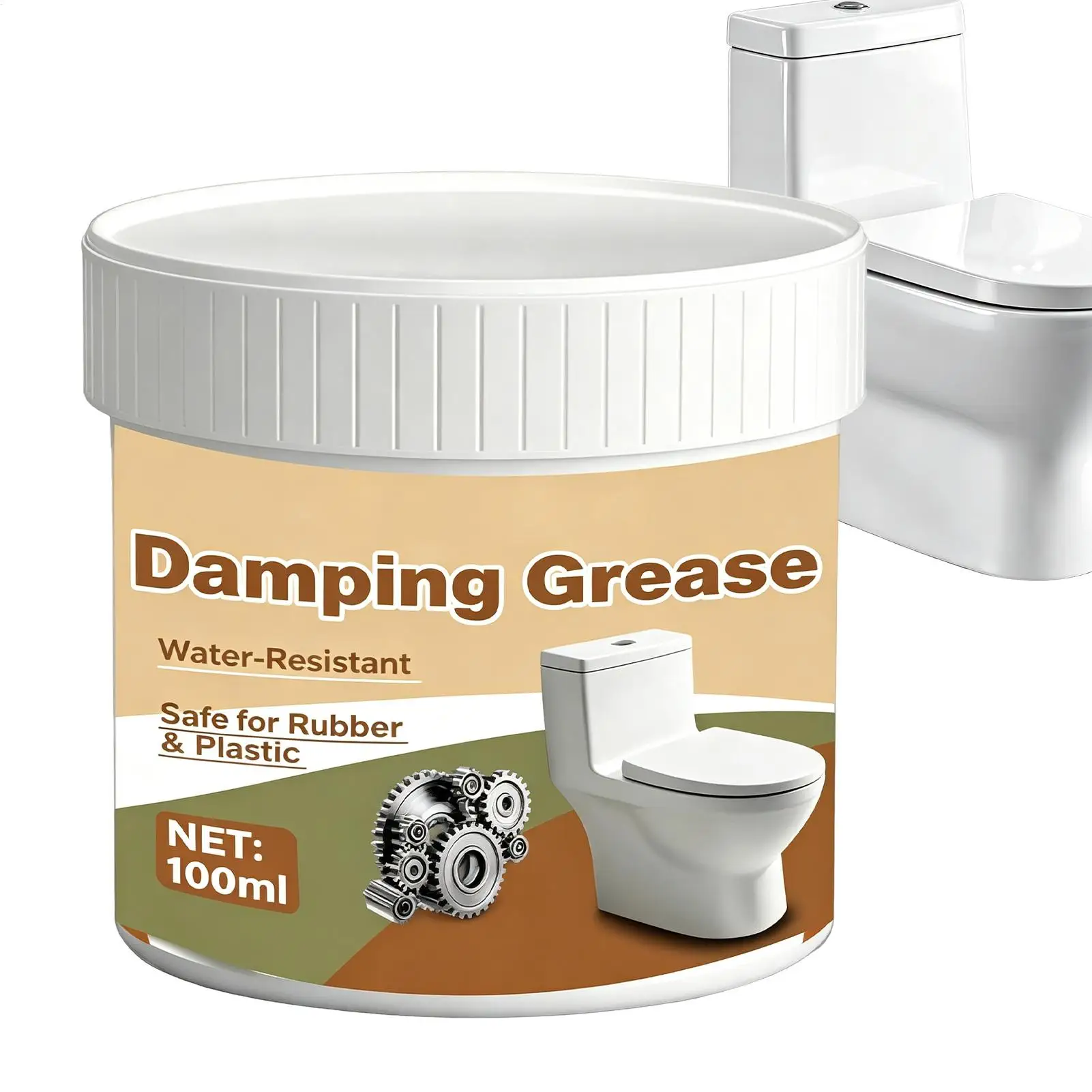 Damping Grease 100ml Shock Absorbing Long-Lasting Smooth Closing Lubricant for Bathroom for RV Home Laundry Room Restroom Washer
Damping Grease 100ml Shock Absorbing Long-Lasting Smooth Closing Lubricant for Bathroom for RV Home Laundry Room Restroom Washer