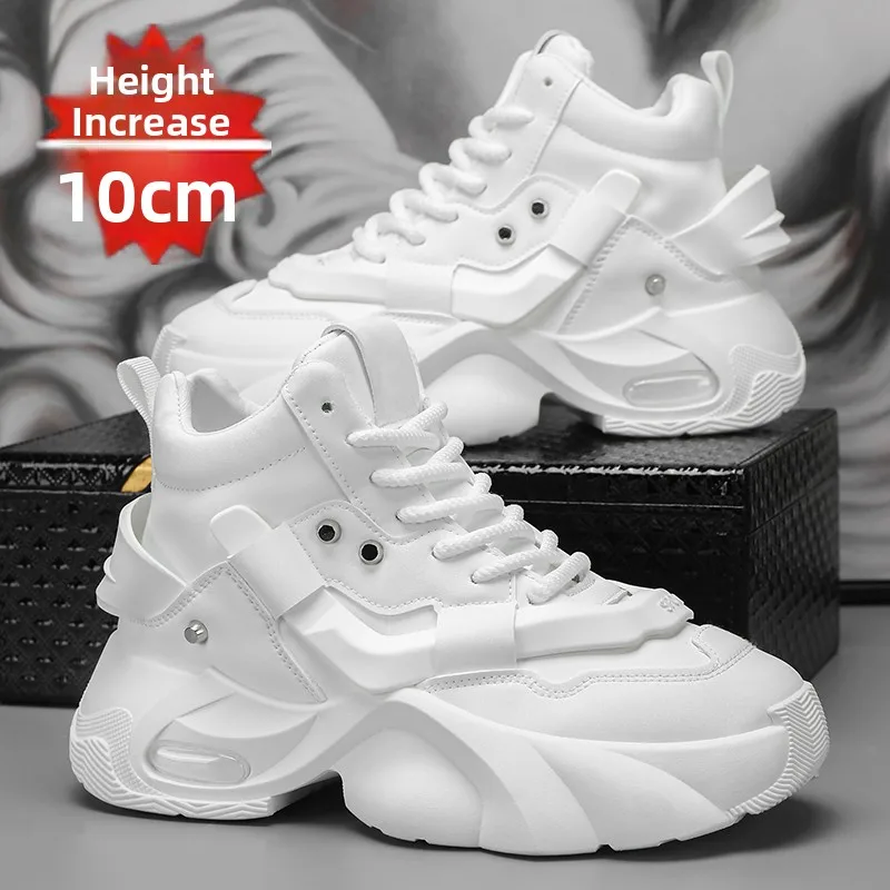 Мужские высокие повседневные кроссовки на платформе, летние, 2025, новые, спортивные, белые, для студентов, в стиле Dad Shoes
Мужские высокие повседневные кроссовки на платформе, летние, 2025, новые, спортивные, белые, для студентов, в стиле Dad Shoes