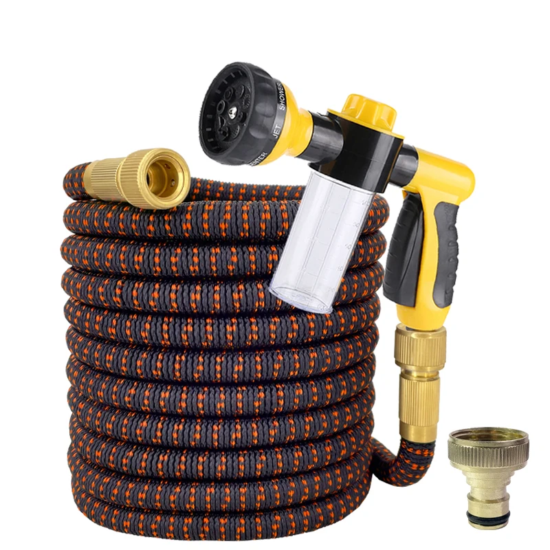 1PC Garden Hose Expandable Rubber Magic Water Hose Multi-Function Foam Water Gun Set For Garden Farm Irrigation Cleaning Tools
1PC Garden Hose Expandable Rubber Magic Water Hose Multi-Function Foam Water Gun Set For Garden Farm Irrigation Cleaning Tools