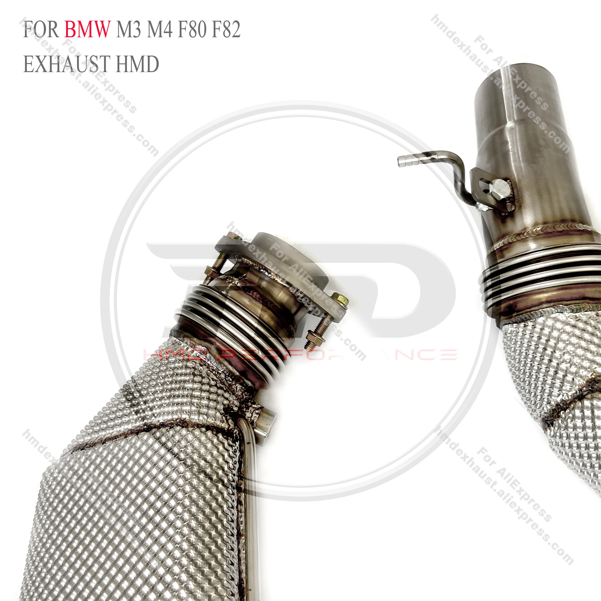 HMD No Fault Light Downpipe For BMW M3 M4 F80 F82 F83 2013-2020 3.0T S55 V6 With Heat Shield Exhaust System
HMD No Fault Light Downpipe For BMW M3 M4 F80 F82 F83 2013-2020 3.0T S55 V6 With Heat Shield Exhaust System