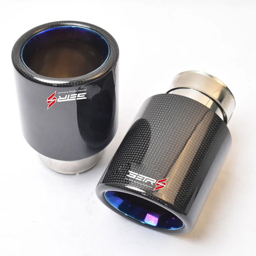 Blue Universal Stainless Steel Glossy Curly Bevel Edge Exhaust Pipe Full Fiber Carbon Muffler Tip
Blue Universal Stainless Steel Glossy Curly Bevel Edge Exhaust Pipe Full Fiber Carbon Muffler Tip