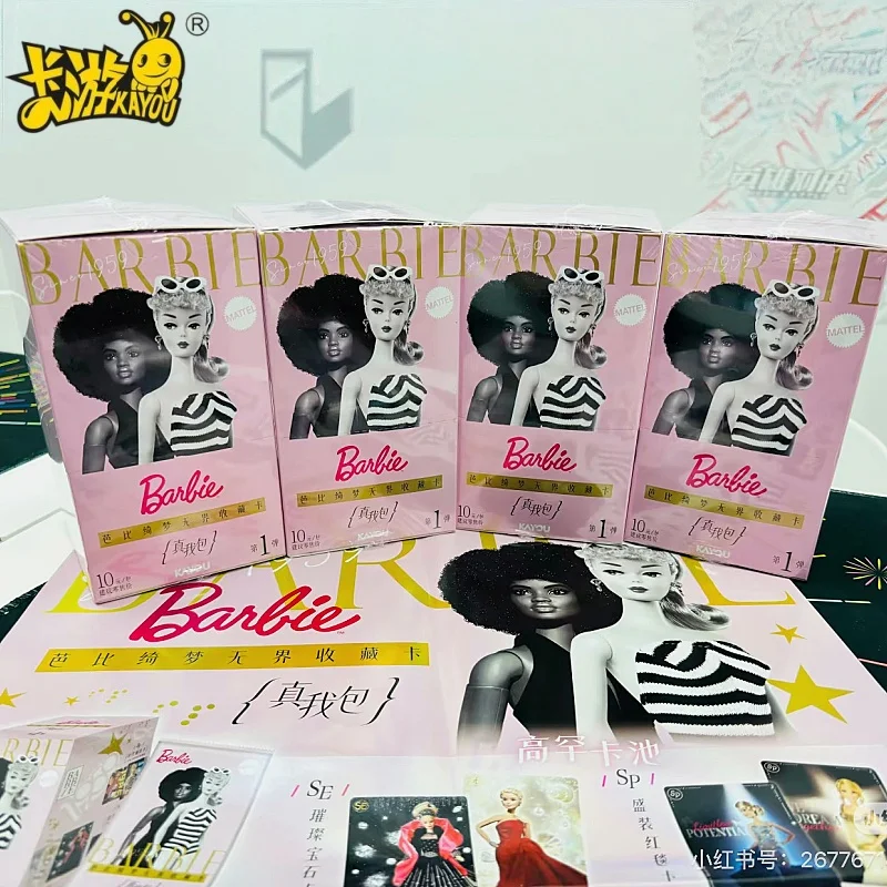 Kayou Barbie Card English Version Dream Beyond True Me Pack Mystery Box Anime Trading Cards Birthday Holiday Toys Gifts
Kayou Barbie Card English Version Dream Beyond True Me Pack Mystery Box Anime Trading Cards Birthday Holiday Toys Gifts