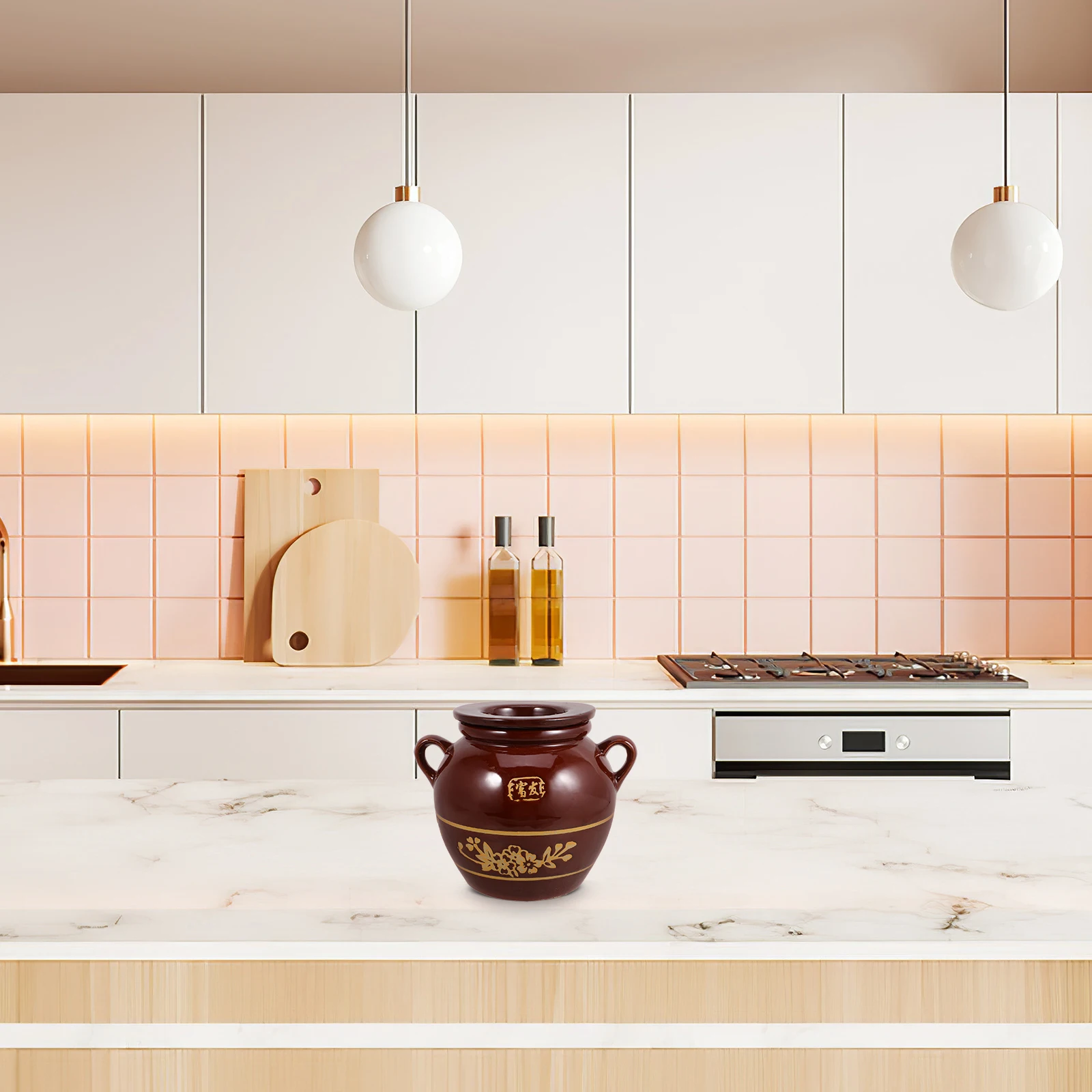 Sealed Ceramic Pickles Jar for Home Food Storage Moisture Proof Lard Container Kitchen Pantry Organization Creative Vintage
Sealed Ceramic Pickles Jar for Home Food Storage Moisture Proof Lard Container Kitchen Pantry Organization Creative Vintage