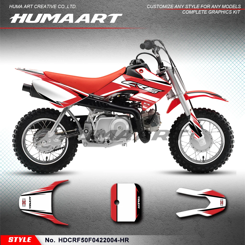 HUMAART Restyle Sticker Kit Motorcycle Graphics for Honda CRF50F CRF 50F 2004-2023, HDCRF50F0422004-HR
HUMAART Restyle Sticker Kit Motorcycle Graphics for Honda CRF50F CRF 50F 2004-2023, HDCRF50F0422004-HR