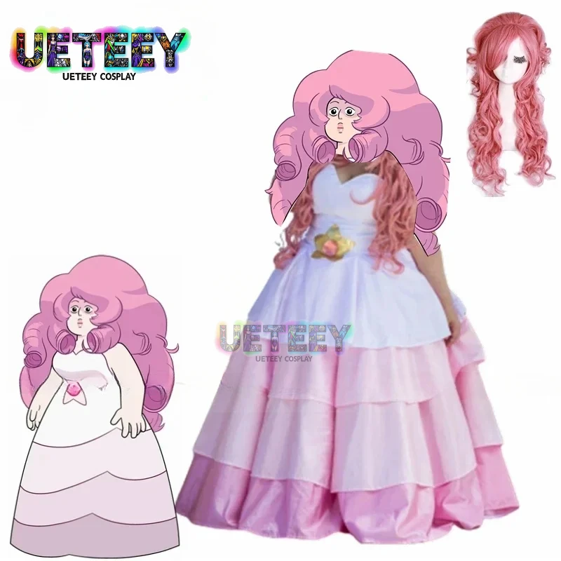 UETEEY Cos Steven Universe Розовый кварц Pinkl Платье Косплей Парик на заказ Индивидуальный размер
UETEEY Cos Steven Universe Розовый кварц Pinkl Платье Косплей Парик на заказ Индивидуальный размер