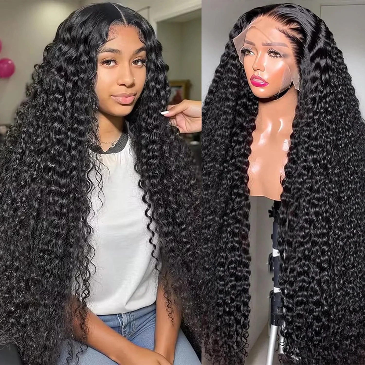 200 Density Curly Lace Front Wigs 13x6 Hd Deep Wave Lace Human Hair Wig 40 Inch Pre Plucke Water Wave Lace Frontal Wigs For Women
200 Density Curly Lace Front Wigs 13x6 Hd Deep Wave Lace Human Hair Wig 40 Inch Pre Plucke Water Wave Lace Frontal Wigs For Women