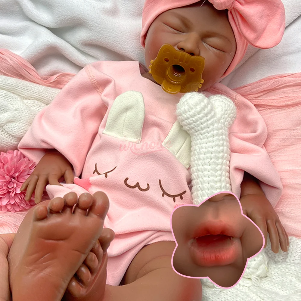 Самая продаваемая 22-дюймовая кукла-реборн из платинового силикона в полный рост, африканская чернокожая кукла-реборн, новорожденная, для самостоятельной кастомизации художником
Самая продаваемая 22-дюймовая кукла-реборн из платинового силикона в полный рост, африканская чернокожая кукла-реборн, новорожденная, для самостоятельной кастомизации художником