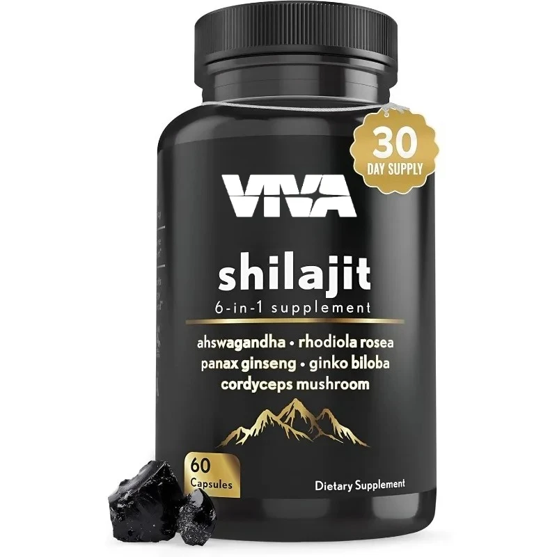 Добавка Shilajit, капсулы емкостью 300 мг, содержащие родиолой розой и женьшенем для поддержки иммунной поддержки, 85 минералов со следами, 60 капсул
Добавка Shilajit, капсулы емкостью 300 мг, содержащие родиолой розой и женьшенем для поддержки иммунной поддержки, 85 минералов со следами, 60 капсул